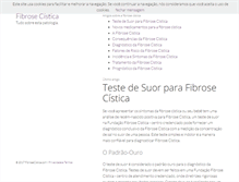 Tablet Screenshot of fibrosecistica.com